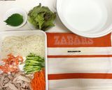 蒸し鶏とビーフンの生春巻き作り方6写真
