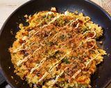 大豆粉で小麦粉置き換え☆オープンたこ焼き作り方3写真