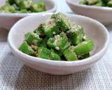 オクラインゲン(野菜)の胡麻和え作り方14写真