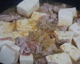 簡単　時短　美味しい　肉豆腐作り方2写真