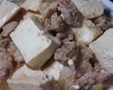 簡単　時短　美味しい　肉豆腐作り方3写真
