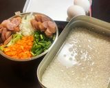 メスティン飯（レタス入り炒飯）作り方1写真