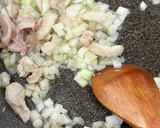 柚子香る鶏皮と卵のバスマティ炒飯作り方5写真