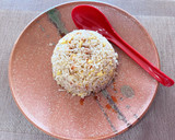 柚子香る鶏皮と卵のバスマティ炒飯作り方9写真