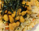 毎日の納豆●たきこみごはんで納豆丼作り方2写真