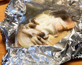 きのこと玉ねぎで簡単！鮭のホイル焼き♪作り方4写真