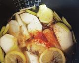 炊飯器でりんごとレモンのコンポート作り方2写真