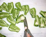 ピーマンの鶏肉詰め♪冷え性の効果UP薬膳作り方3写真