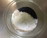 ♡枝豆チーズ黒胡麻パン♡作り方1写真