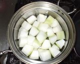 冬瓜と鶏肉の煮もの♪むくみやすい方に薬膳作り方4写真