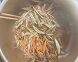 きんぴらゴボウのトマトケチャップ味作り方3写真