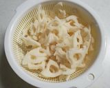 れんこんのきんぴら作り方1写真