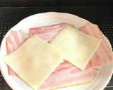 簡単☆２分で完成☆ベーコンチーズ焼き作り方2写真
