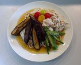 いつでも作れる野菜たっぷりサラダうどん作り方4写真