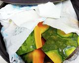 柚香レーズンinなパンプキンバナナサラダ作り方2写真