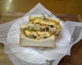 栄養たっぷり食べやすい和風サンドイッチ!作り方6写真