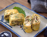 とろろ昆布とねぎのカラダにやさしい卵焼き作り方5写真