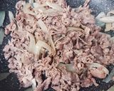 牛すき釜玉うどん作り方2写真