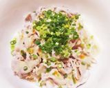 豚肉ごまだれラー油ぶっかけそうめん作り方8写真