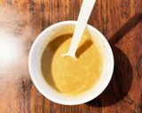 手打ち冷やしざるちぢれ麺　胡麻明太つけ麺作り方1写真