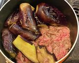 茄子と牛肉の甘辛煮作り方4写真