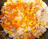 お手軽洋風炊き込みご飯☆炊飯器で作り方5写真