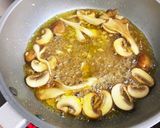 生ハム マッシュルーム しそオイルパスタ作り方6写真