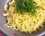 生ハム マッシュルーム しそオイルパスタ作り方7写真