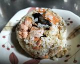 厨房ばあばぁ!鮭炊込みピラフ風。作り方8写真