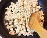 ご飯代用☆高野豆腐×オートミールでイカ飯作り方3写真