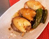 ご飯代用☆高野豆腐×オートミールでイカ飯作り方5写真