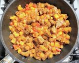 塩麹で柔らか☆牛角切り肉のトマト煮作り方8写真