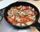 チリソースを使って豚肉野菜甘辛炒め作り方7写真
