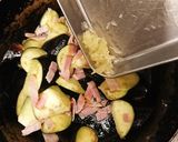 たっぷりベーコンと茄子のトマトパスタ作り方3写真