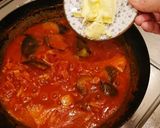 たっぷりベーコンと茄子のトマトパスタ作り方6写真