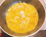油揚げの玉ねぎの卵とじ作り方13写真