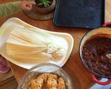 メキシコのストリートフード、タマレス作り方15写真