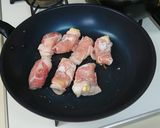 コリンキーの肉巻き作り方4写真
