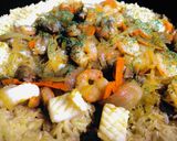 簡単【すき焼き鍋で・炊き込みカレー】作り方17写真