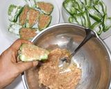 ピーマンの鶏肉詰め♪冷え性の効果UP薬膳作り方6写真