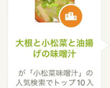 大根と小松菜と油揚げの味噌汁作り方9写真