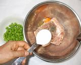 鶏枝豆ハンバーグ♪むくみ下痢に簡単薬膳作り方2写真