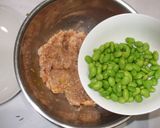 鶏枝豆ハンバーグ♪むくみ下痢に簡単薬膳作り方3写真
