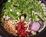 鶏スープの中華がゆ作り方2写真