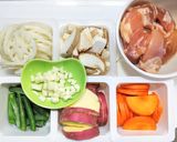 鶏もも肉と薩摩芋で中華風の炒め煮作り方1写真