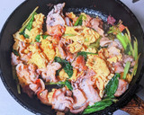 豚肉と小松菜の卵炒め作り方9写真