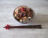 お醤油のおかきとニンニク醤油のお茶漬け作り方3写真