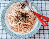 バター香る!たらこパスタ♪作り方1写真
