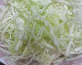 千切りキャベツがおいし☆カルビ丼作り方2写真