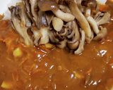 きのこカレー＊ガーリックバターソテーのせ作り方8写真